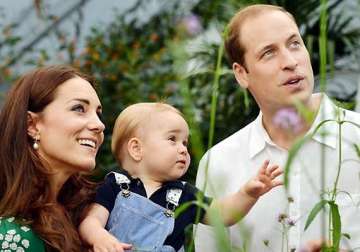 happy birthday prince george kate william celebrates son s first b day with royal portrait