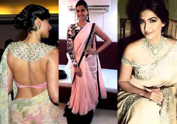 sonam kapoor exhibits eye catching chemise designs view pics