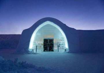 amazing world s first ice hotel forced to install fire alarms