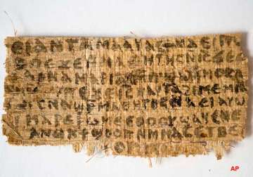 ancient papyrus scroll verified scientist say jesus had a wife