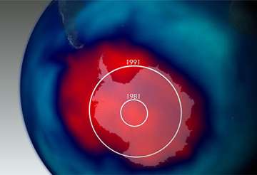 antarctica ozone hole now as big as north america