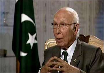 backdoor diplomacy bringing india pakistan closer claims sartaj aziz