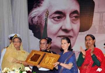 bangladesh gives indira gandhi its highest posthumous honour