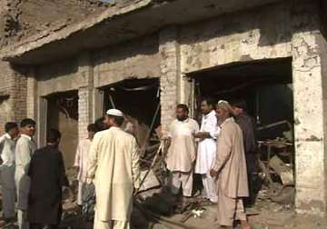 blast targets air force van in pak 10 killed