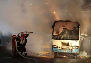 blasts arrests mark bangladesh general strike