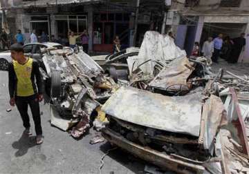 bombings kill at least 27 in baghdad