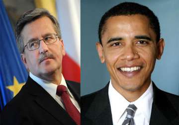 bronislaw komorowski barack obama meet with european leaders