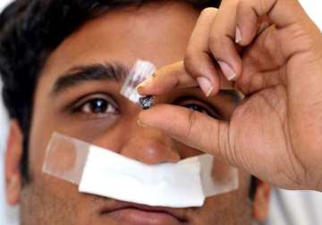 bullet in pakistani s face removed through nose