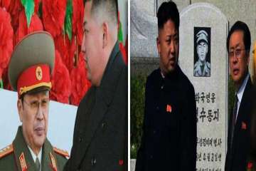 butcher kim jong un stripped uncle 5 others threw them before 120 hungry dogs inside a cage