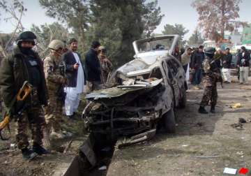car bomb targeting nato aid team kills 4 afghans