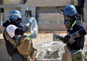 chemical weapons inspectors in syria miss deadline