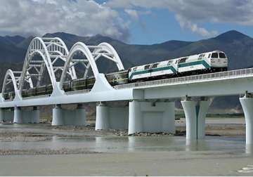 china positive about tibet lumbini rail link