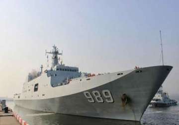 chinese navy holds war exercises in indian ocean