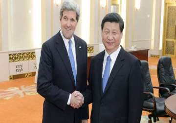 chinese president meets john kerry