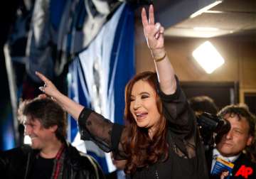 christina fernandez scores landslide election victory in argentina