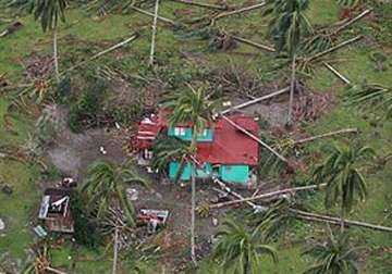 cyclone evan knocks out power and bridges in fiji