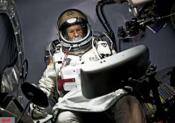 austrian baumgartner s skydive from edge of space called off due to unfavourable winds