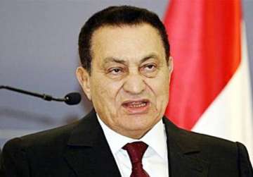 egypt freezes mubarak s assets bans him from travel