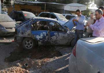 explosion hits hezbollah stronghold in lebanon