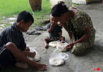 food shortages add to misery in myanmar strife