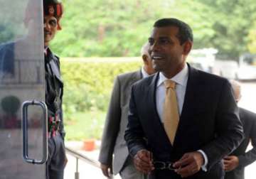 former maldives president nasheed takes refuge inside indian high commission