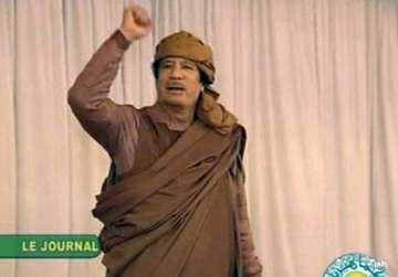 gaddafi exhorts his followers to fight