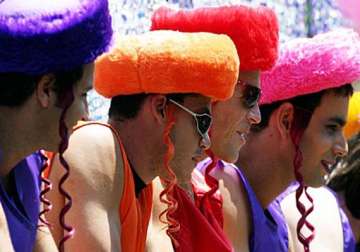 gay pride parade begins in israel s tel aviv