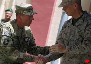 gen john allen takes over coalition forces command in afghanistan