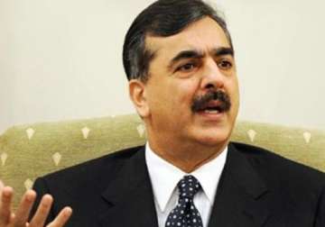 gilani skips son s wedding party for emergency meeting