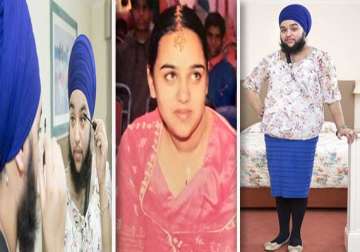 girl in uk bullied for having a beard baptized a sikh