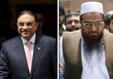 hafiz saeed not to be focus of talks with manmohan singh says zardari