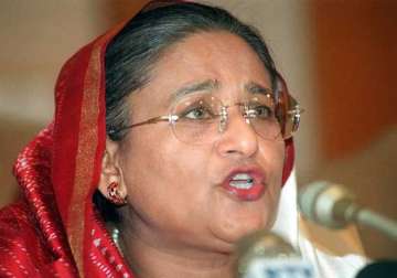 hasina asks hindus to be firm in demanding their rights