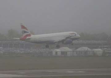 heathrow airport cancels 60 flights due to fog
