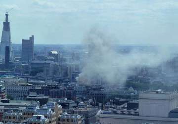 huge blaze in central london