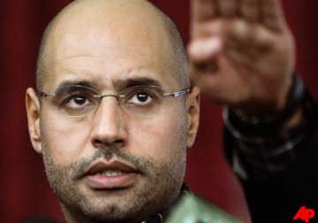 icc in contact with gaddafi s son on possible surrender