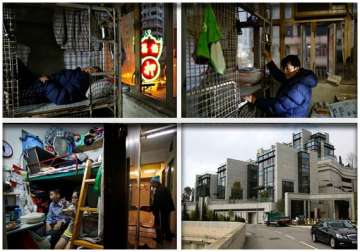 in wealthy hong kong the poorest live in metal cages