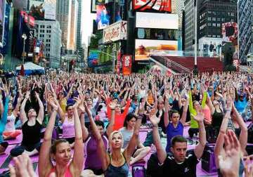 yoga day from yogalates to beer yoga america has it all
