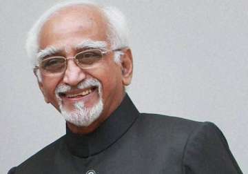 hamid ansari to represent india at new afghan president s swearing in