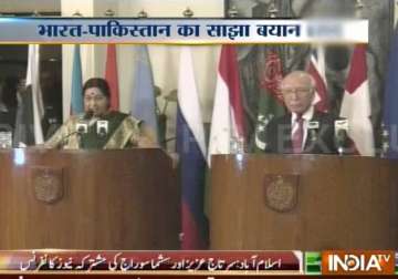 india pak to resume peace talks full text of joint statement