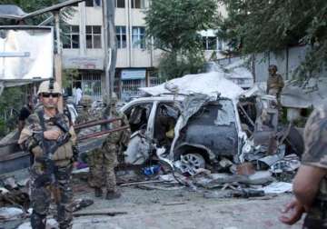 afghan car bombing kills at least 12 including 3 americans