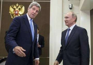 bashar assad can stay for now us accepts russian stance