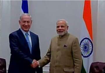 modi and netanyahu meet sky is the limit says israeli leader