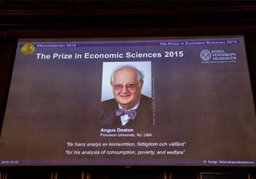 scottish economist angus deaton wins nobel economics prize