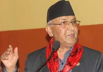 not playing china card against india nepal pm k p oli