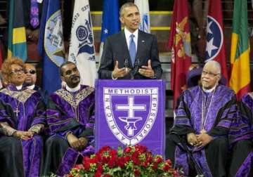 charleston eulogy watch obama s emotional amazing grace speech