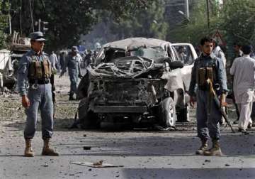 two killed in afghanistan blast