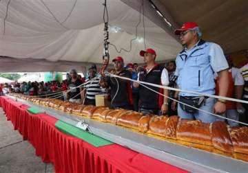 venezuela cooks world s largest christmas hallaca