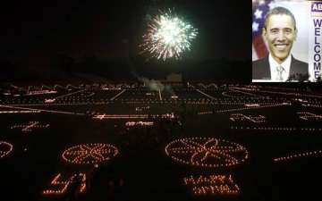 obama greets people on diwali