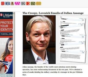 wikileaks boss s love e mails leaked