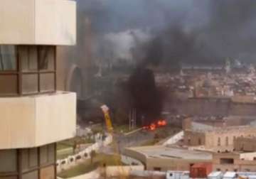 9 killed in suicide attack at a luxury hotel in tripoli